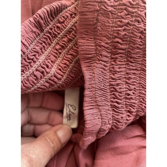 Elan 2 Pc Beach Swim Slit Flowy Pants and Tube Top Cover Up Set Sz S - Picture 9 of 9